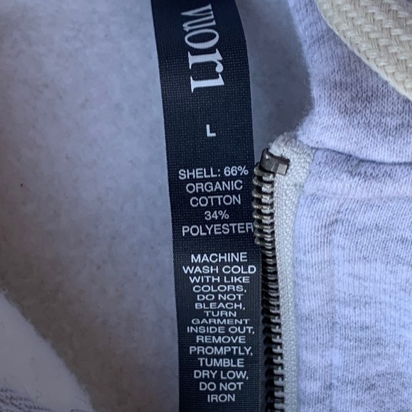 Vuori Restore Oversize Organic Cotton Blend Zip Hoodie - Picture 5 of 14